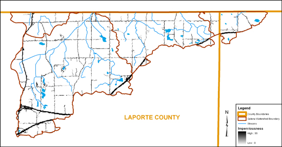 LaPorte County Soil & Water Conservation District - Map of Laporte County